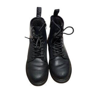 Black Dr. Martens Serena 1460 combat Leather Women's Boots